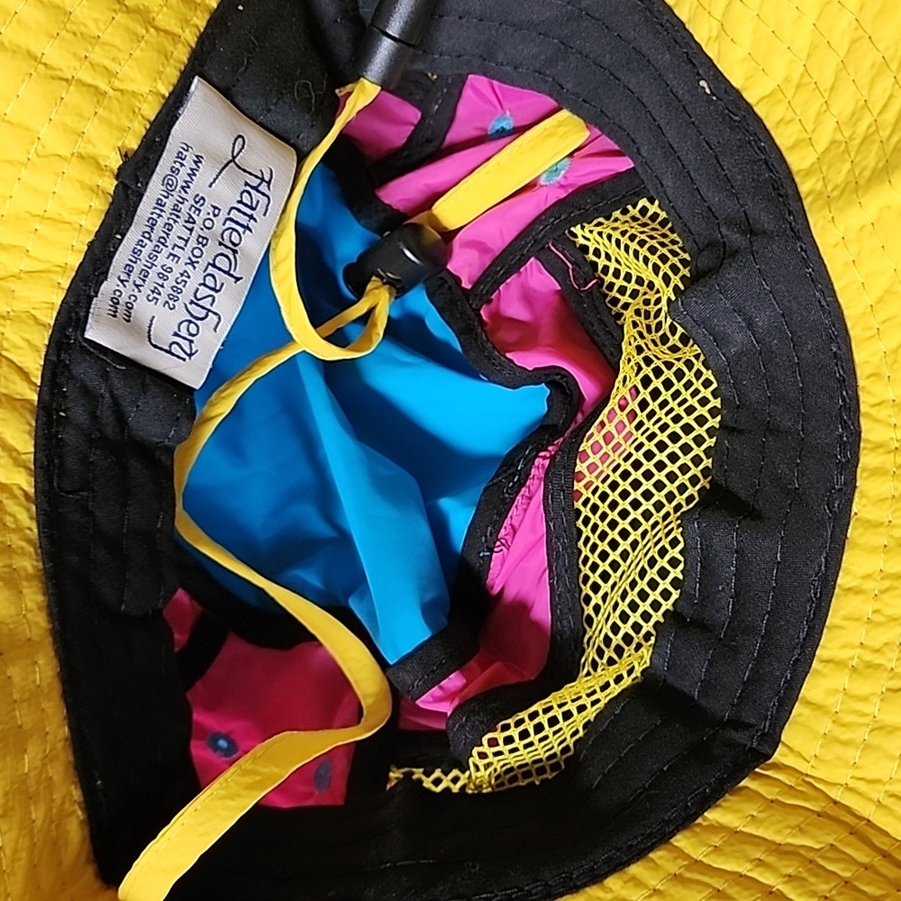 Hatterdashery Colorblock Mesh Bucket Hat VTG - Picture 10 of 12